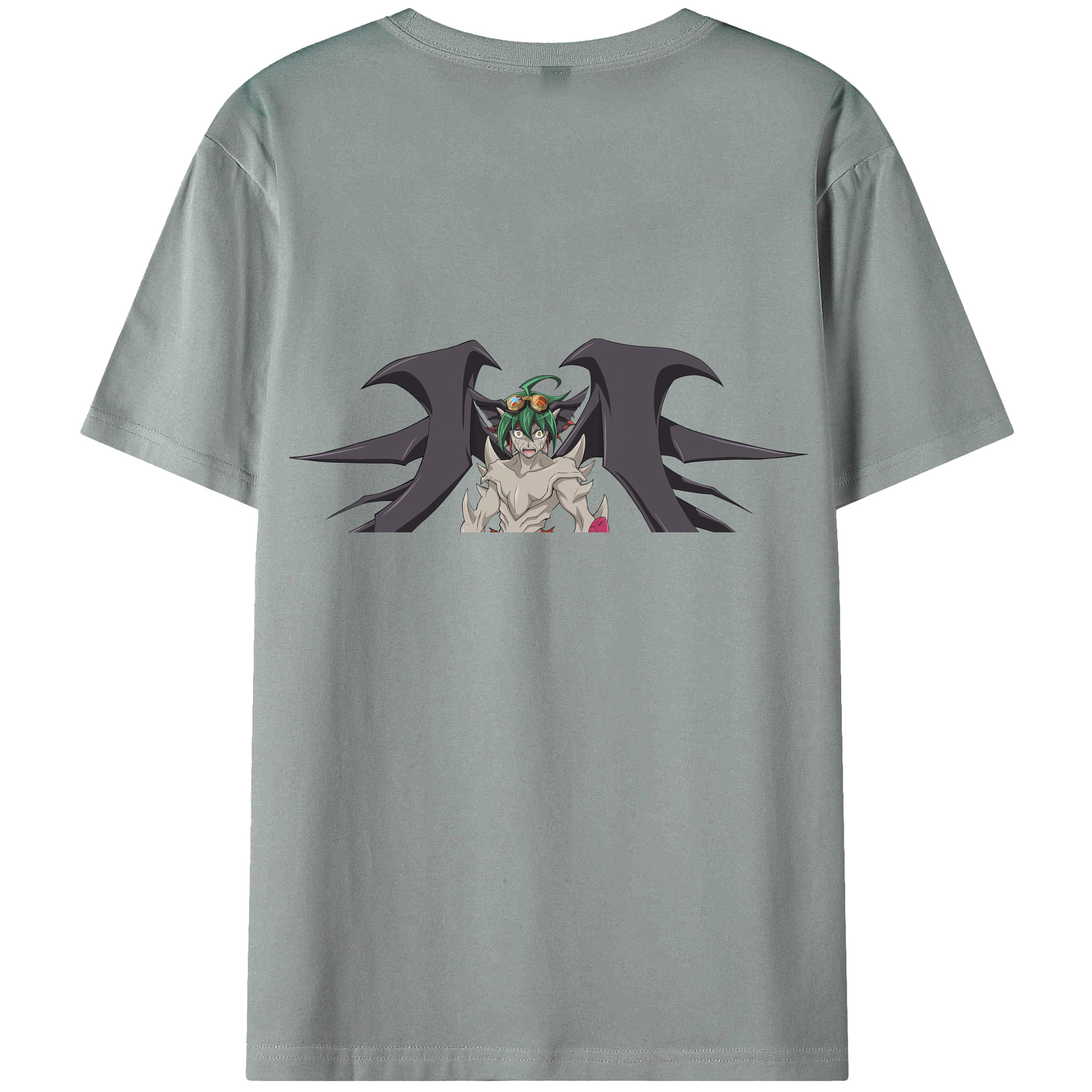 （画像用） 遊☆戯☆王 Yu-Gi-Oh! 綿100％ メンズ半袖Tシャツ（バックプリント） 通気性